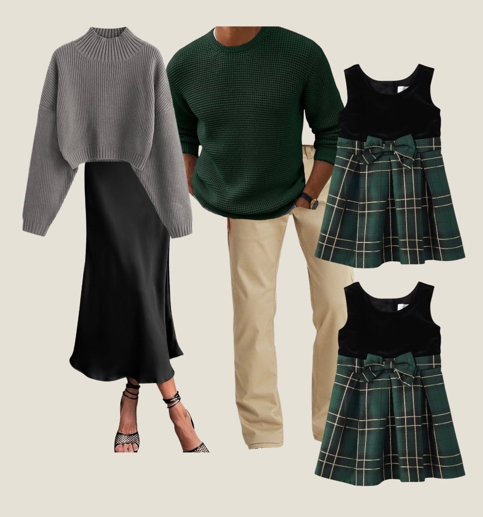Holiday Family Photo Outfits • Twin Girls • Family photos  

#LTKHoliday #LTKKids #LTKMens