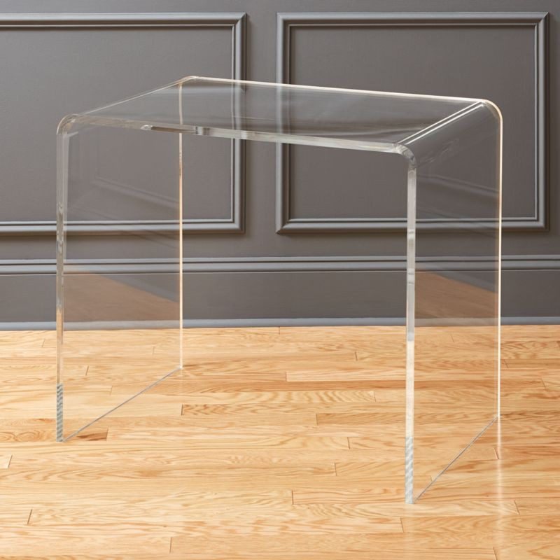 Peekaboo Acrylic Console + Reviews | CB2 | CB2