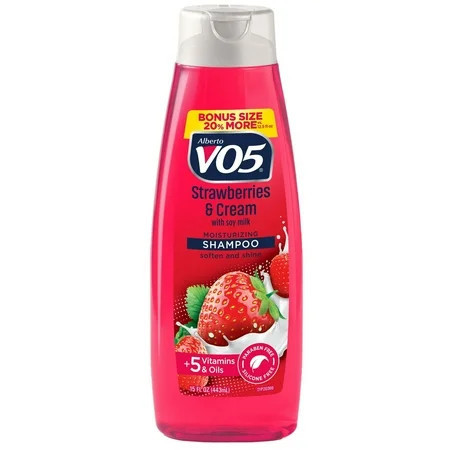 VO5 Strawberries & Cream Moisturizing Shampoo 15 Fl. Oz. 5-Pack | Walmart (US)