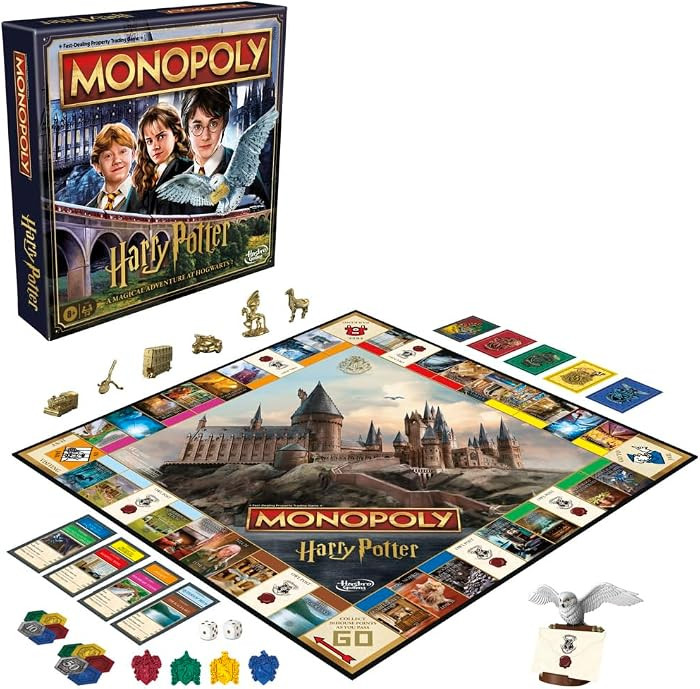 Hasbro Gaming Monopoly Harry Potter Edition, Board Game for 8+ Year Old Kids, Strategy Games for 2-6 Players, Children and Adults | Amazon (UK)