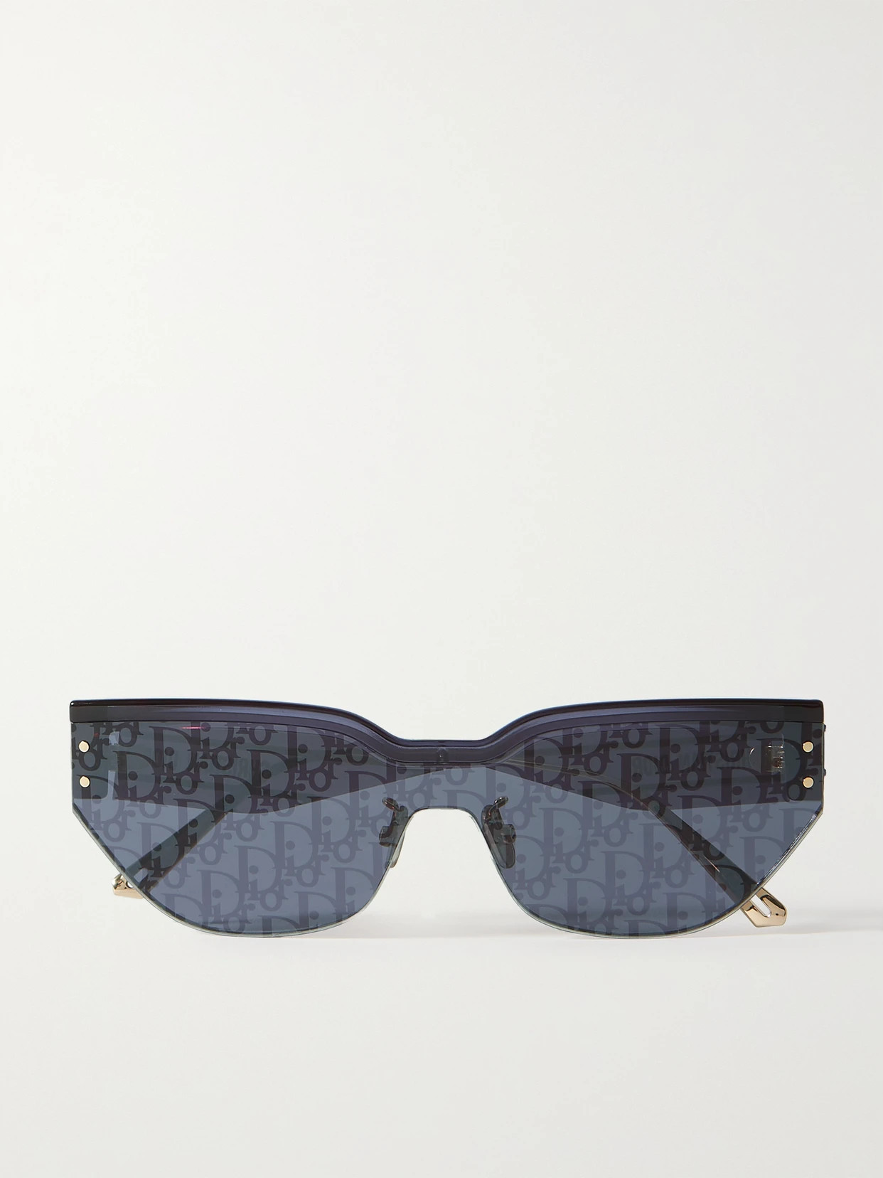 DIOR Eyewear - Diorclub M3u D-frame Acetate And Gold-tone Sunglasses - Blue | NET-A-PORTER (US)
