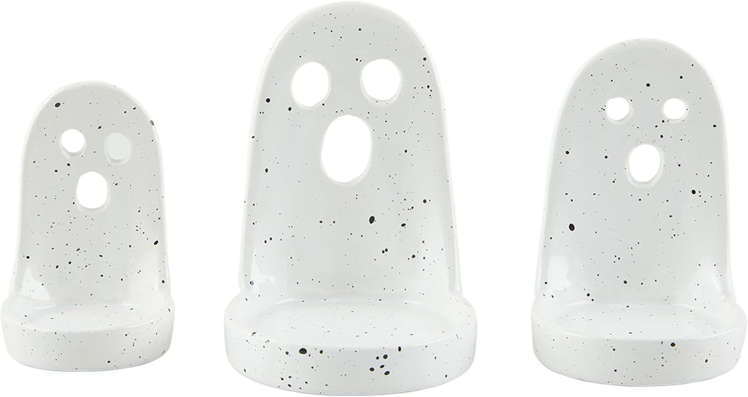 Mud Pie Nested Ghost Tea Light Holder, 2.75" x 4.5" | Amazon (US)