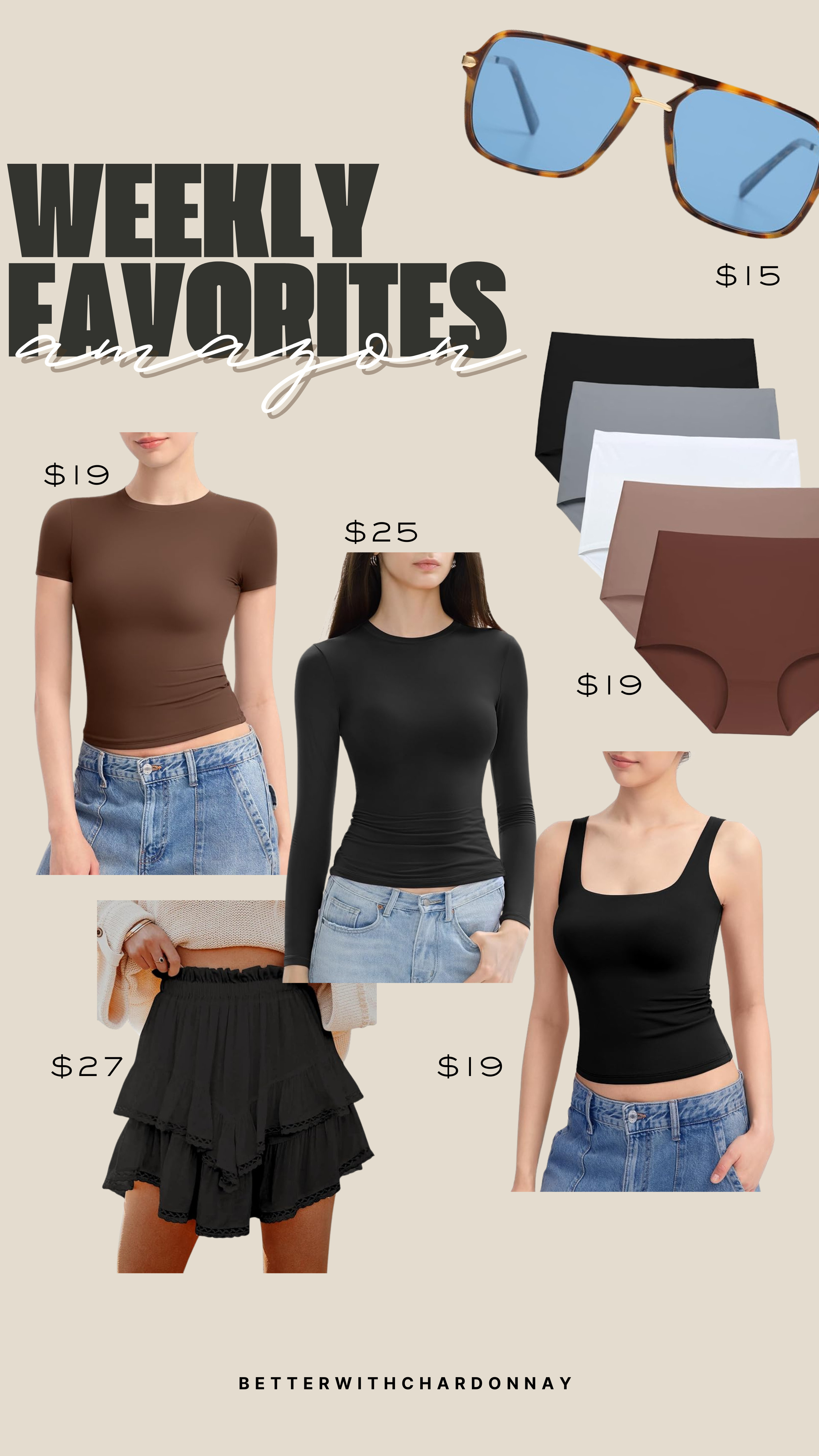 Our amazon weekly favorites! Y'all are loving these basics, they're da best!

amazon finds, weekly favorites, amazon fashion, amazon skirt 

 #LTKSeasonal #LTKFindsUnder50 #LTKFindsUnder100