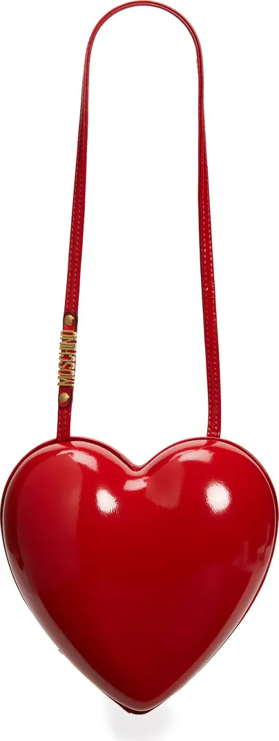 Moschino Heartbeat Patent Shoulder Bag | Nordstrom | Nordstrom