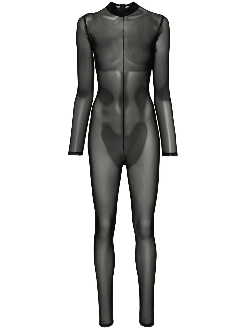 Alchemy x Lia Aram Mesh Jumpsuit | Black | FARFETCH | Farfetch Global