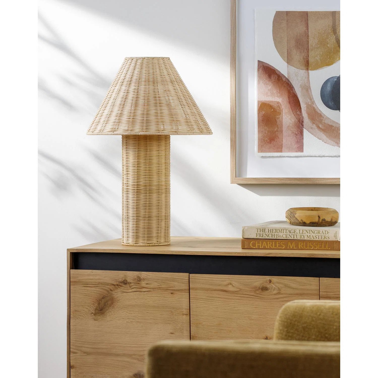 Bay Isle Home Apolinaras Wicker/Rattan Table Lamp | Wayfair | Wayfair North America