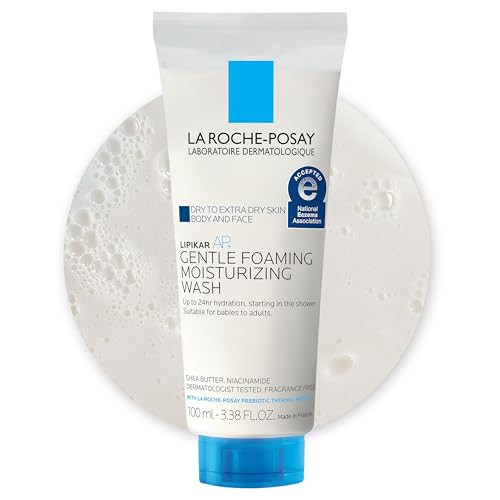 La Roche-Posay Lipikar AP+ Gentle Foaming Moisturizing Wash, Shea Butter + Niacinamide + Glycerin, Moisturizing Body Wash For Dry Skin, National Eczema Association Accepted, Soap Free | Amazon (US)