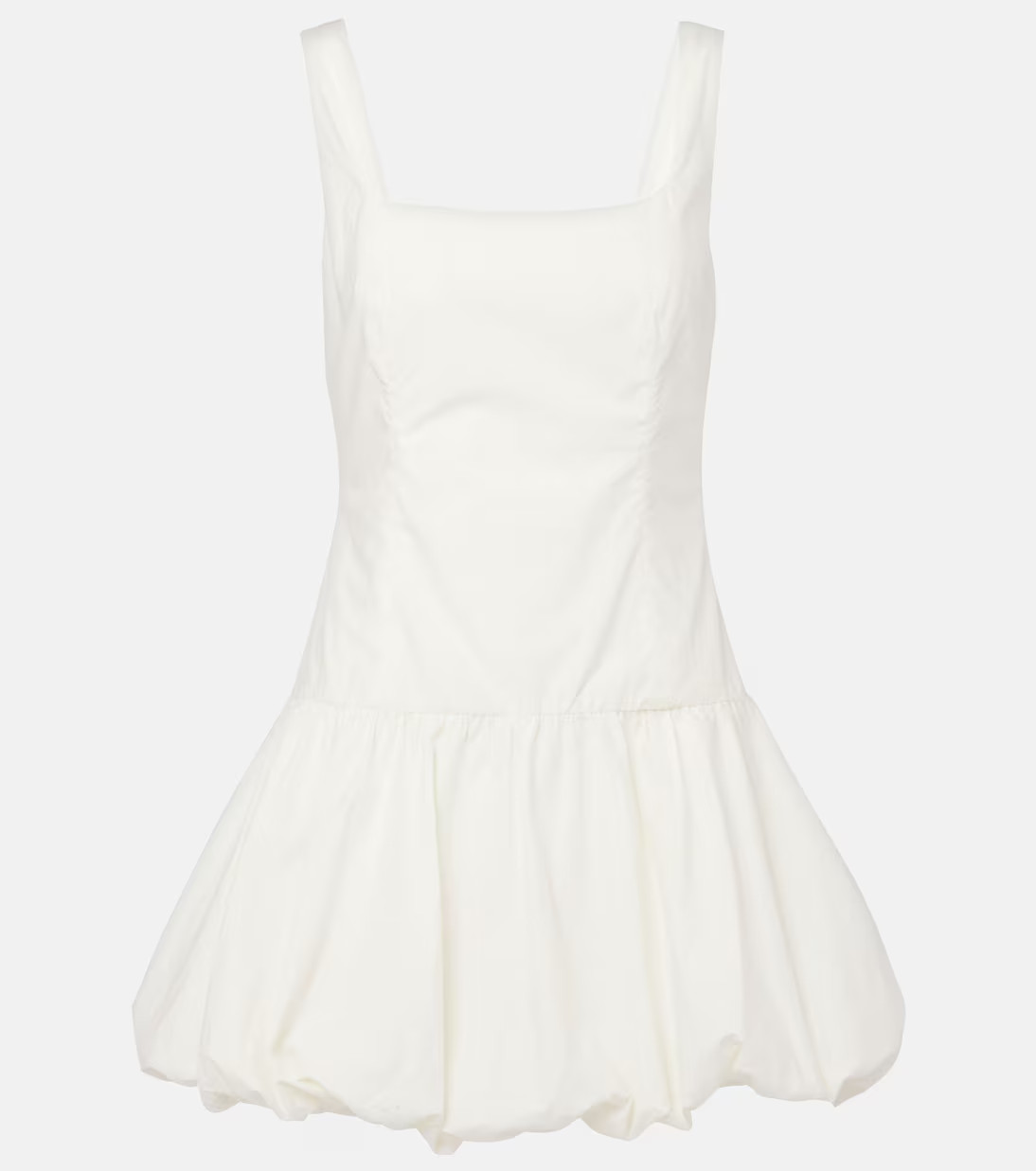 Gathered cotton poplin minidress | Mytheresa (INTL)