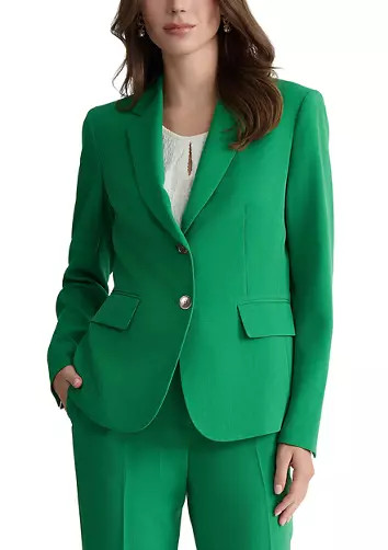 Women's Two Button Notch Collar Blazer | Belk