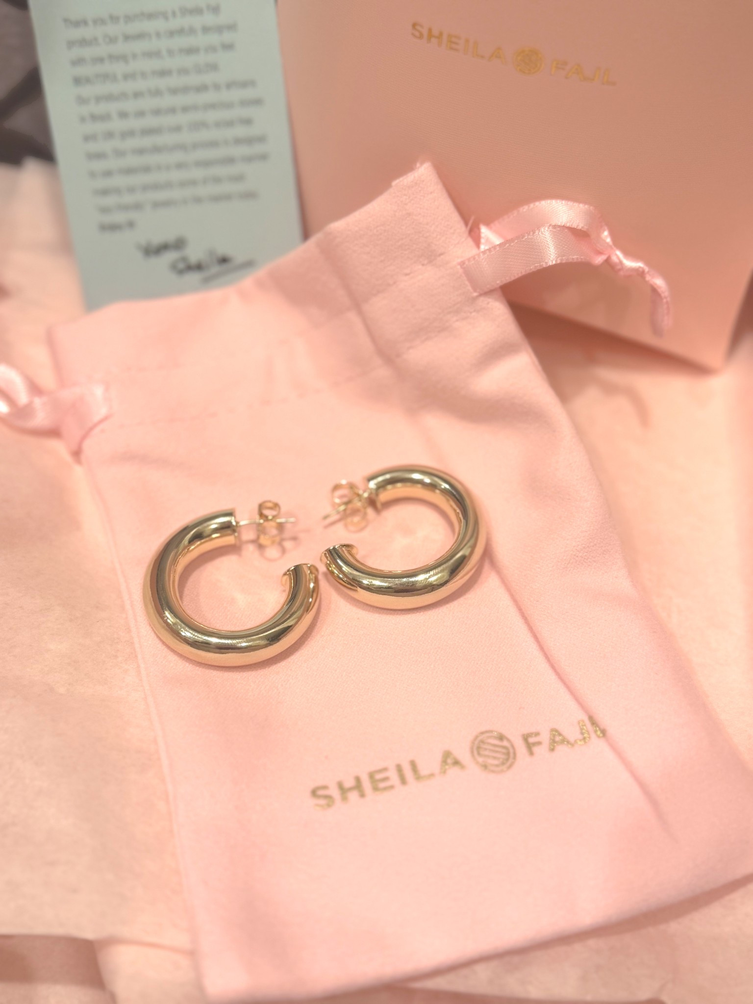 Love love Sheila Fajl- these are almost sold out and my favorite studs are sold out already- so don’t let these hoops slip away before the holidays.  Super lightweight like a feather so they don’t weigh down your earlobes 🤍 they will thank you.  

#LTKGiftGuide #LTKHoliday #LTKStyleTip