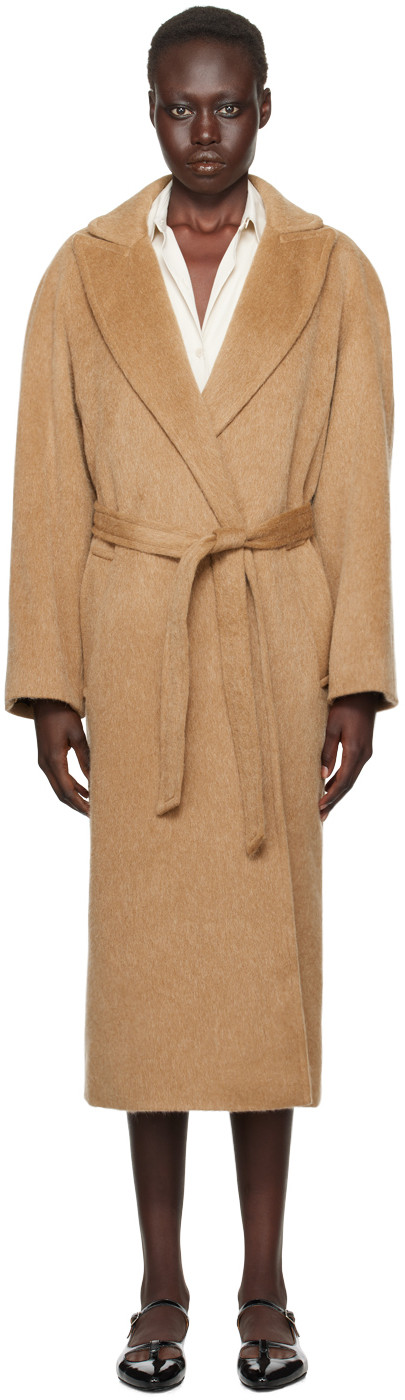A.P.C. Tan Floriane Coat | SSENSE