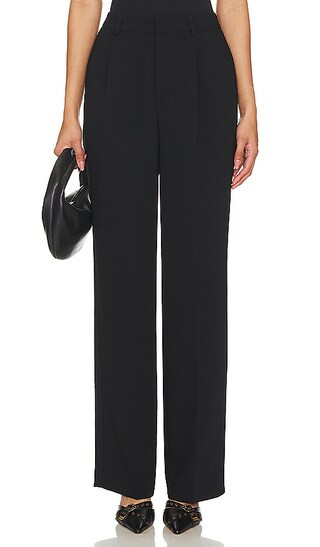 Luxe Suiting Column Trouser in Black001 | Revolve Clothing (Global)