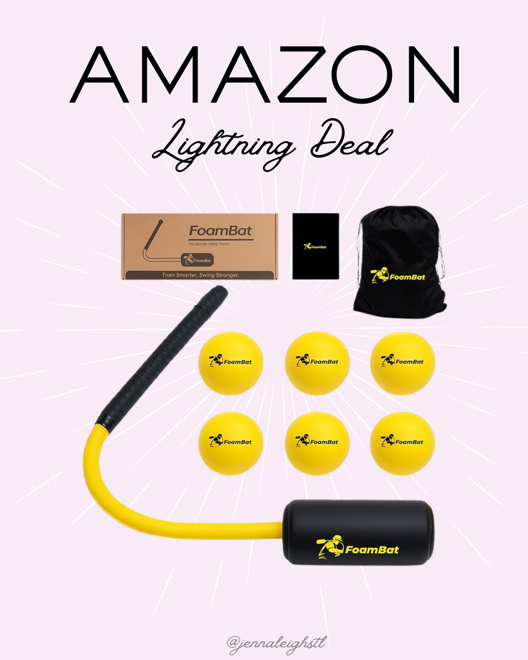 Ball parents run. Amazon lightning deal on this baseball and softball rope swing trainer and it’s 50% off right now. ⚾ 

 #LTKmomlife #LTKSaleAlert #LTKKids