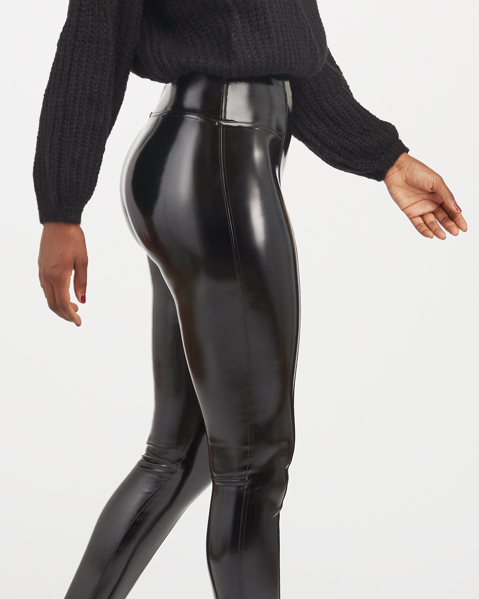 Spanx Women's Faux Patent Leather Leggings | Spanx