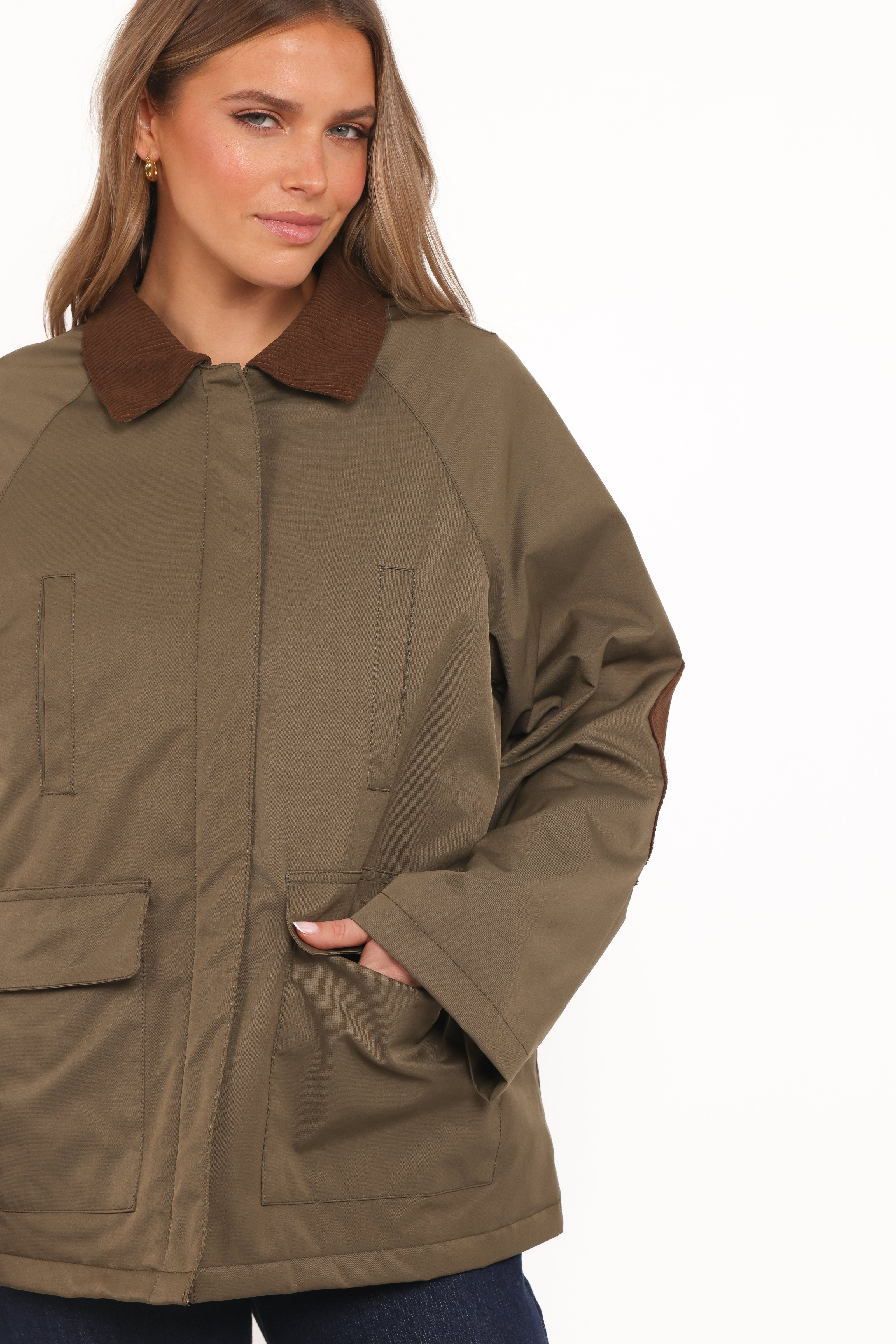 Hartley Barn Jacket - Olive | Petal & Pup (US)