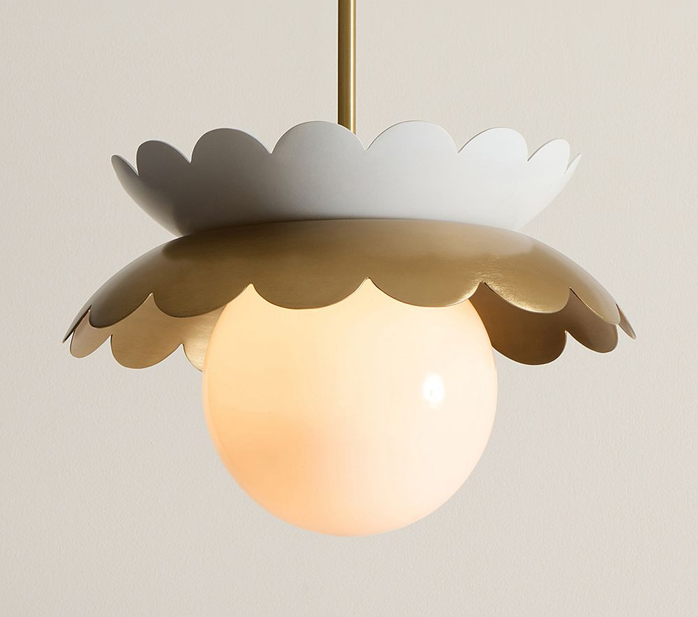 Double Scallop Pendant (30") | Pottery Barn Kids