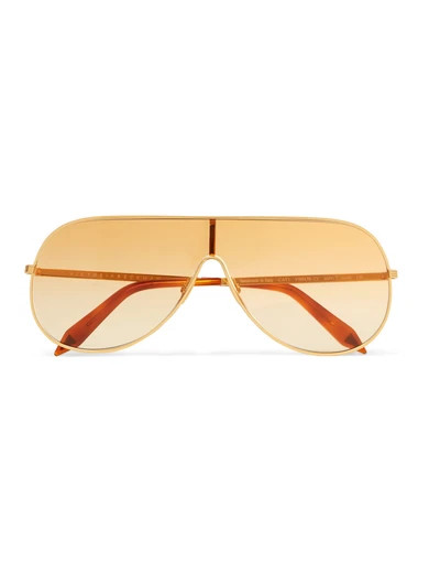 Victoria Beckham - Aviator-style Gold-tone Sunglasses - one size | NET-A-PORTER (UK & EU)