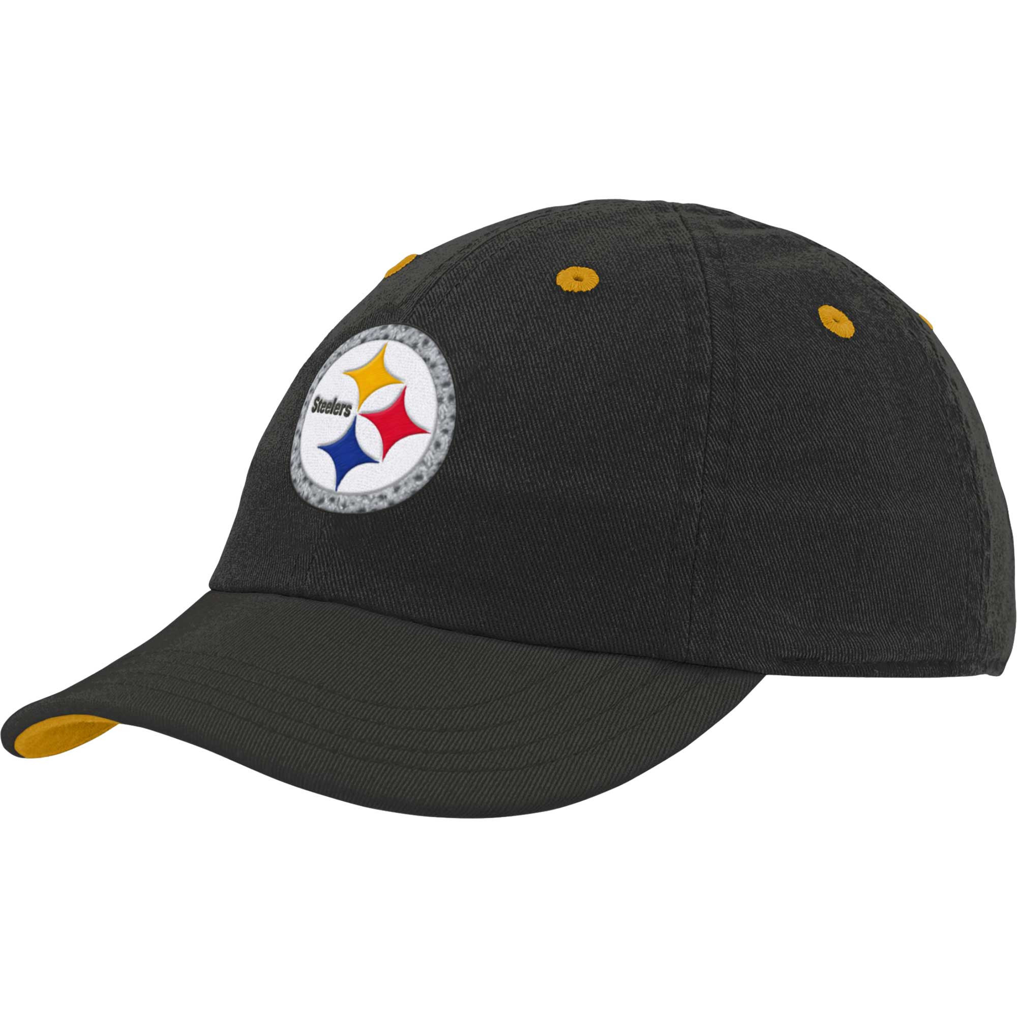 Infant Black Pittsburgh Steelers Team Slouch Flex Hat | Fanatics