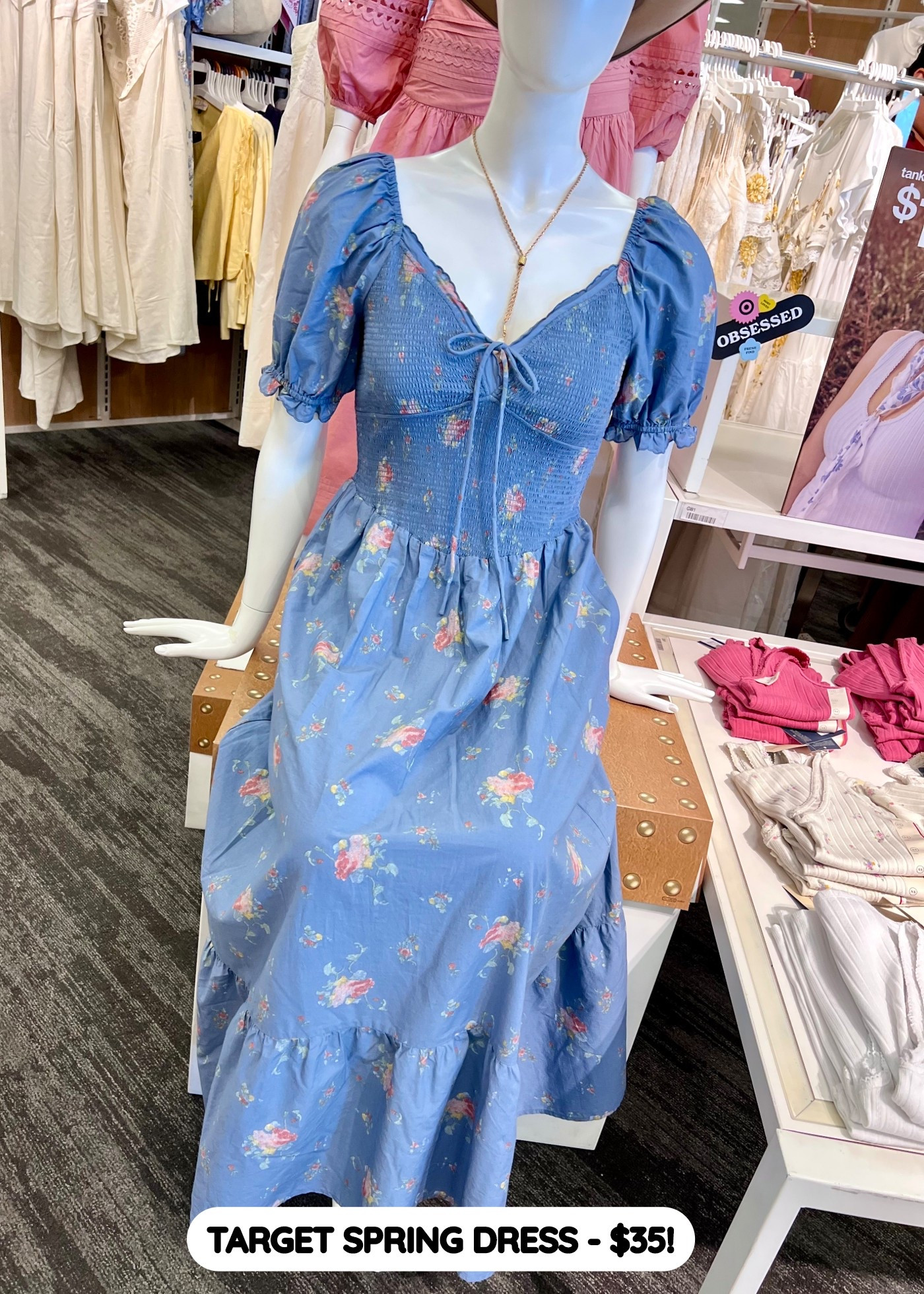 Spring dresses are at Target! 😍 This one is priced at $35. 

Target finds, Target Fashion 

#LTKootd