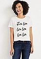 Fa La La Graphic Tee | Maurices