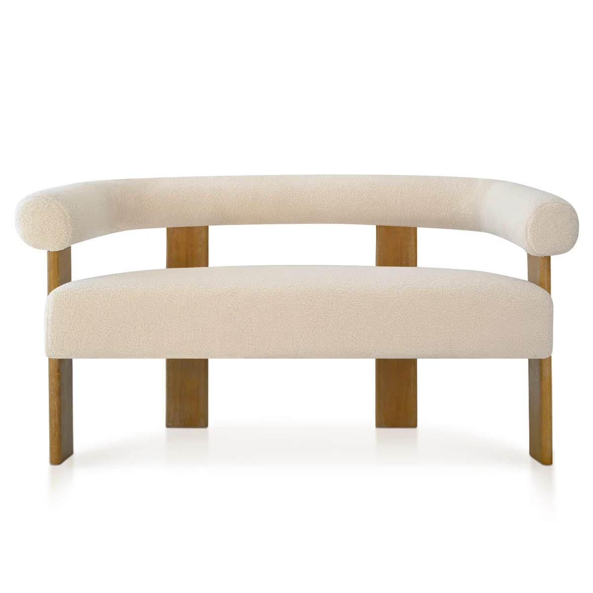 Petruna 54'' Upholstered Solid Loveseat | Wayfair North America