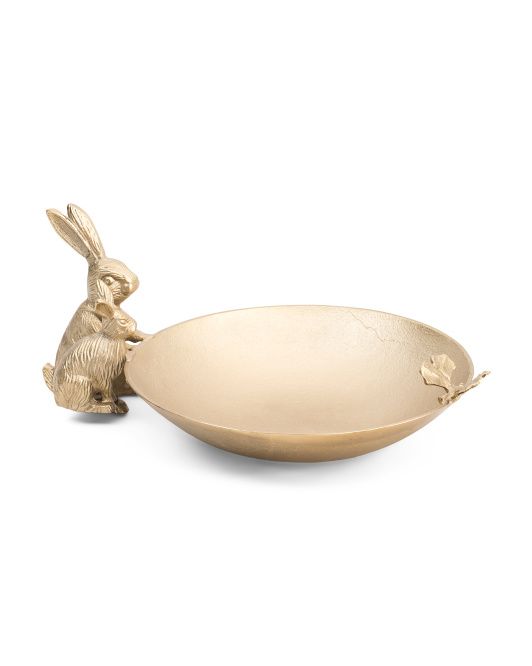 Large Bunny &amp; Butterfly Bowl | TJ Maxx