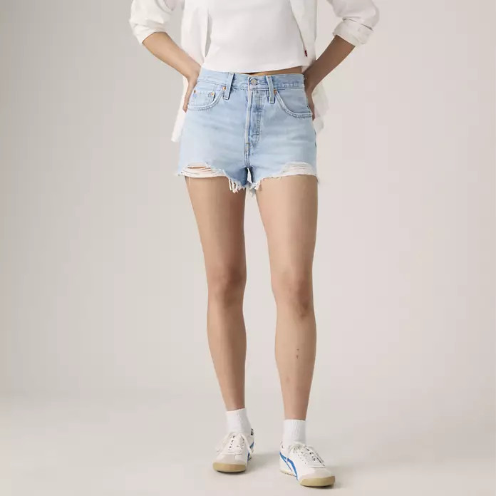 501® Original Fit High Rise Women's Shorts - Light Wash | Levi's® US | Levi's US