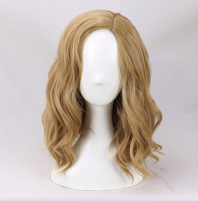 BoMing Women's Medium length Light Blonde Curly Cosplay Wig for Move | Amazon (US)