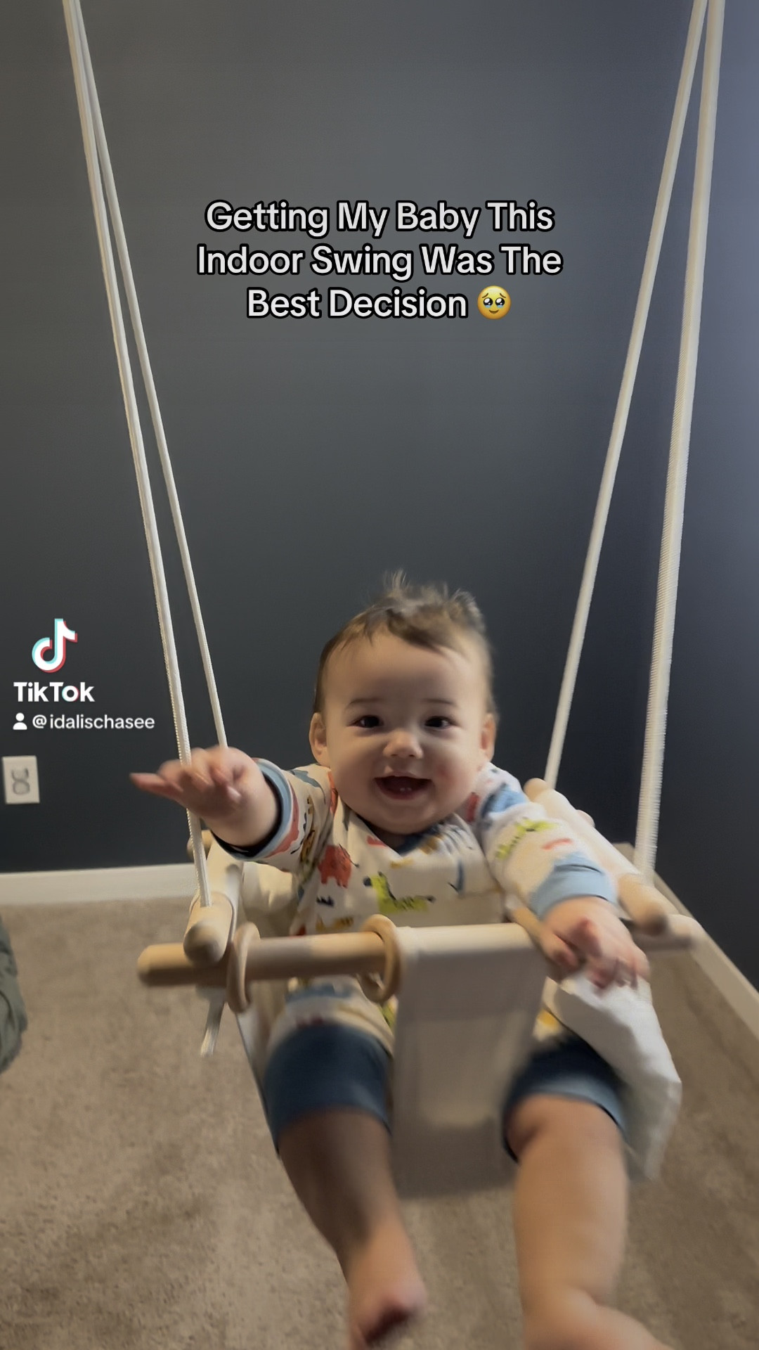 We are in the process of creating my baby’s playroom and this indoor swing is his favorite 🥹 I have linked it down below! 

#LTKKids #LTKCyberWeek #LTKBaby