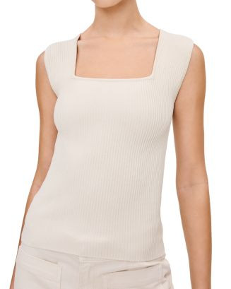 Square Neck Instasculpt™ Rib Top | Bloomingdale's (US)