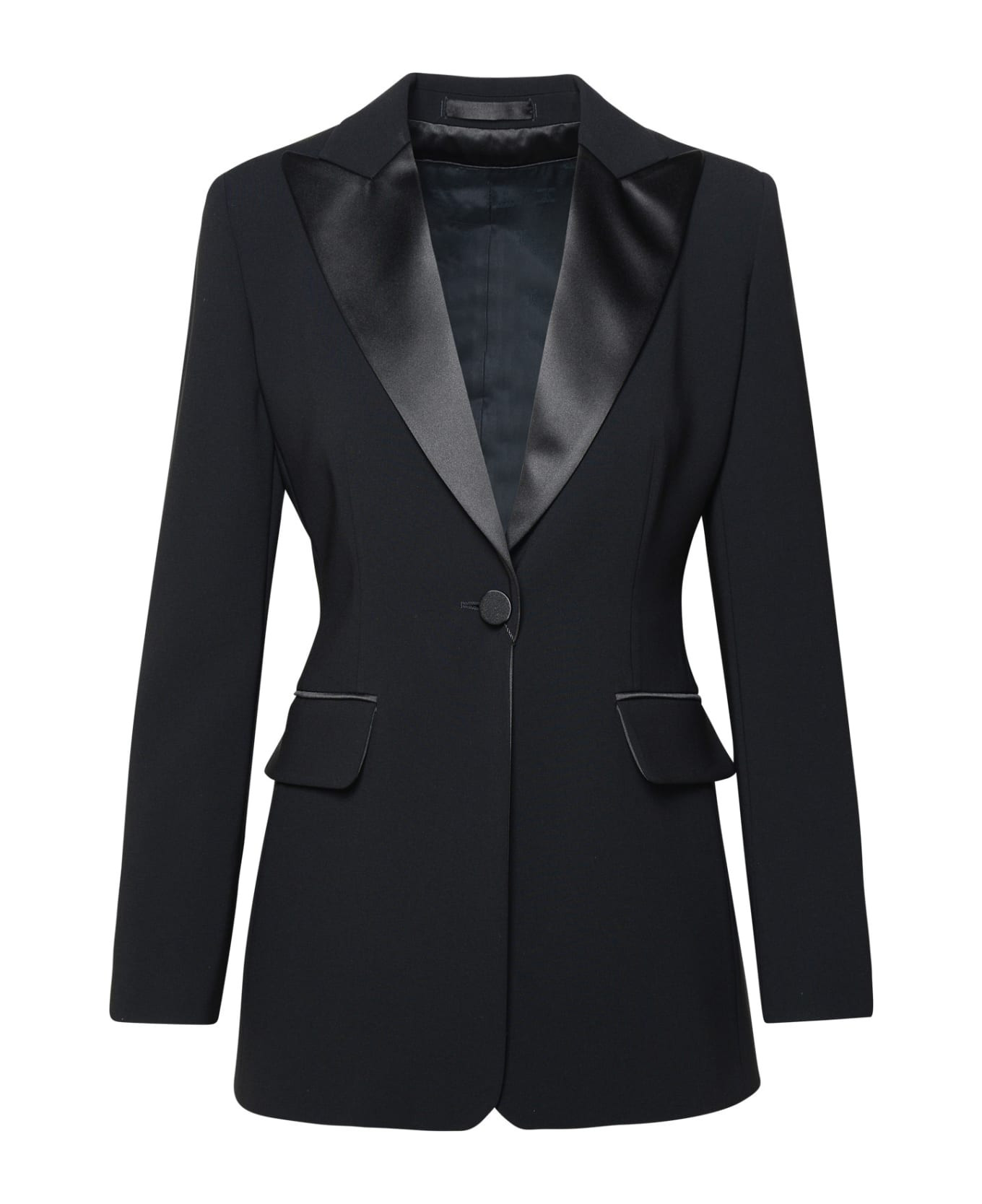 'plinio' Black Acetate Blend Jacket | Italist.com US