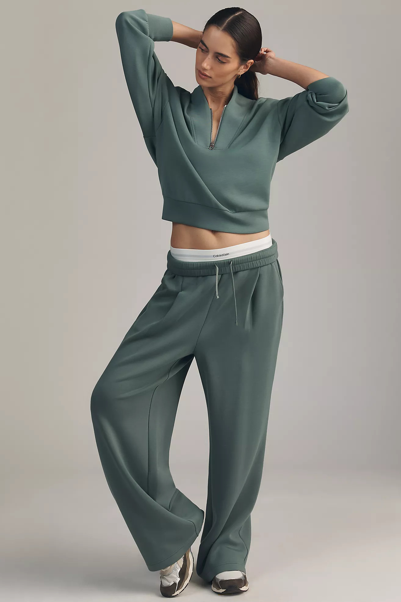 Varley Extra-Wide-Leg Pull-On Pants | Anthropologie (US)