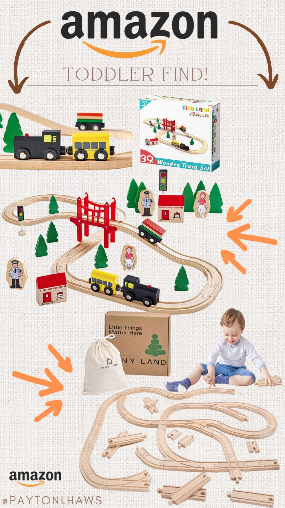 Just got this ADORABLE train set for my 2 and 3 year old toddlers. To say they love it, would be an understatement! 

#LTKkids #LTKunder50 #LTKfamily