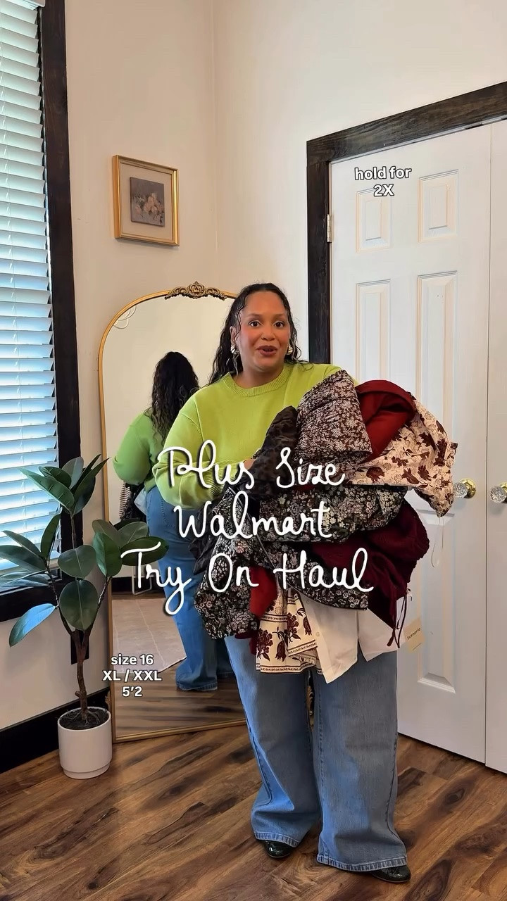 Walmart Fall Fashion Try on Haul as a size 16 👏🏽🍁🥰

Comment “WALMART” and I will dm you the details 

Look 1 - Dress XXL , Blazer 1X 
Look 2 - Dress 1X 
Look 3 - Top XL , Jeans 18 , Jacket XXL
Look 4 - Dress XL
Look 5 - Top XL , Jeans 18 , Jacket XL
Look 6 - Top XL , Jeans 18 
Look 7 - Top 2X , Bottoms 2X 

#walmartfashion #walmartfashionfinds #walmarthaul #walmartdeals #walmartstyle