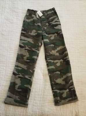 NEW WOMEN'S 00 0 2 J CREW FOUNDRY CAMOUFLAGE  GREEN CAMO PANTS G7928 | eBay US