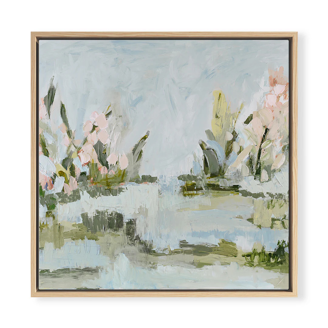 Bloom Here Square by Cady Karras Art Print | Urban Garden Prints