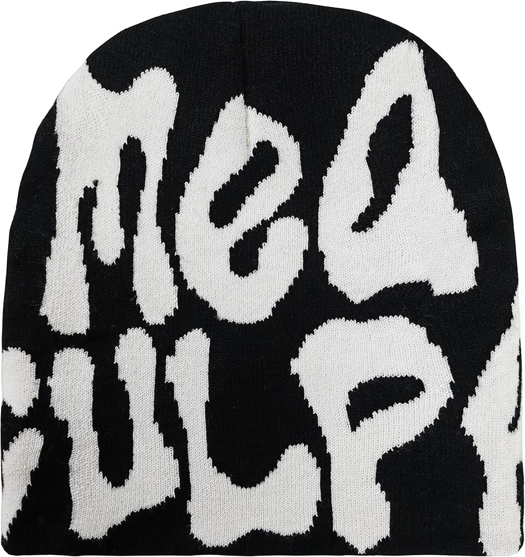 Y2k Beanie Women Culpa, Ideal Gift MEA Graphic Winter Knit Hat | Amazon (US)