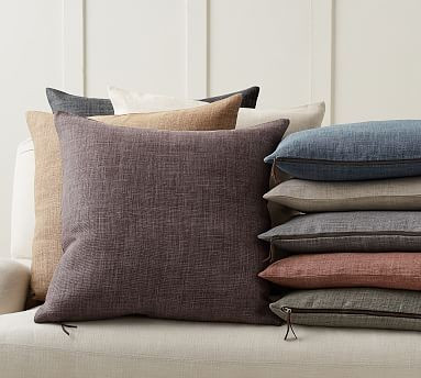 Belgian Flax Linen Pillow Covers | Pottery Barn (US)