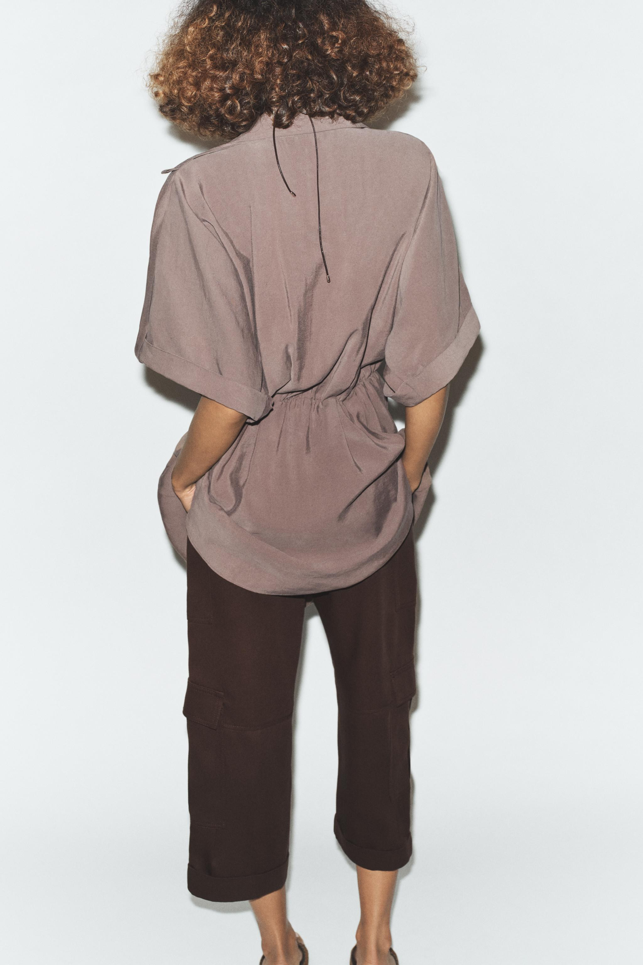 SHORT WRAP DRESS | Zara US