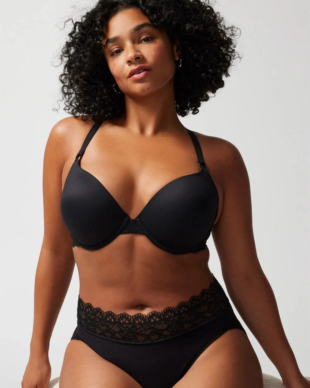 Push-Up Plunge Bra with Lace | Soma | SOMA