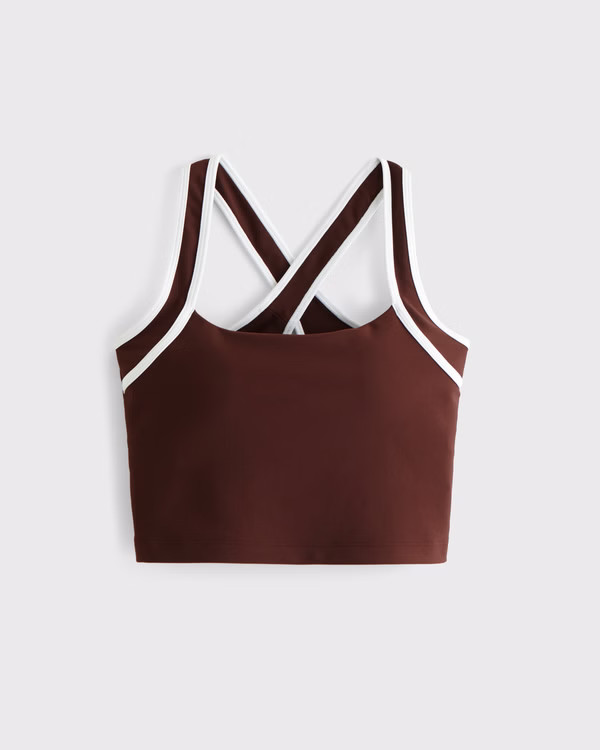 YPB sculptLUX Strappy-Back Tank | Abercrombie & Fitch (US)