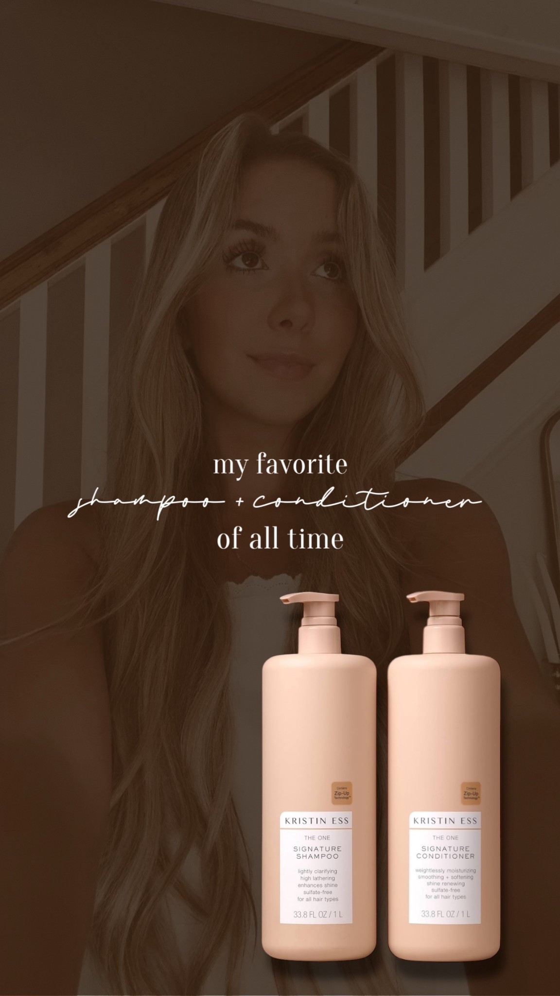 My favorite shampoo + conditioner of all time - Kristin Ess 🫧 

#LTKStyleTip #LTKBeauty #LTKFindsUnder50