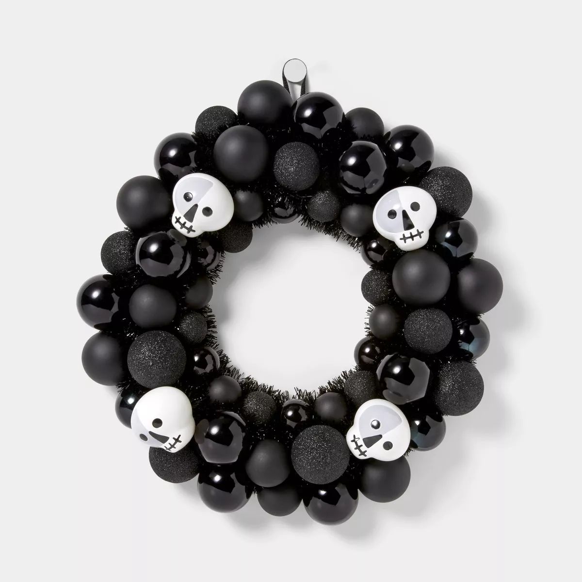 Festival of Frights Skull Black and White Shatterproof Halloween Wreath - Hyde & EEK! Boutique™ | Target