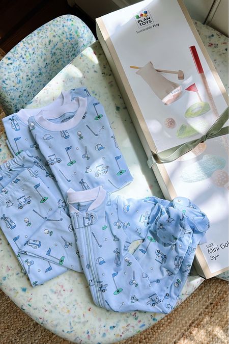 Summer is here and my boys are ready with the cutest golf inspired items from Danrie! Children’s pajamas and baby footies in the cutest golf print + a backyard golf play set! Just what your kiddos need for summer afternoons outside at home 

#LTKKids #LTKFamily #LTKBaby