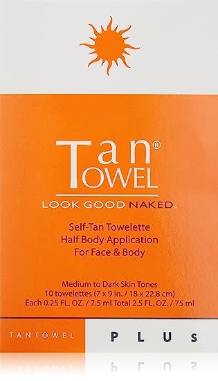 Tan Towel Self Tan Towelette Plus, 10 Count | Amazon (US)