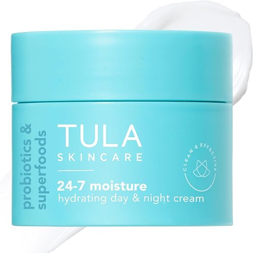 TULA Skincare 24-7 Hydrating Day & Night Cream, Anti-Aging Face Moisturizer for Dryness & Dullnes... | Amazon (US)
