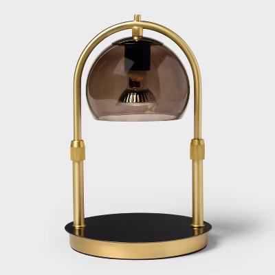 Candle Lamp Warmer Arched Gold and Black - Threshold™ | Target