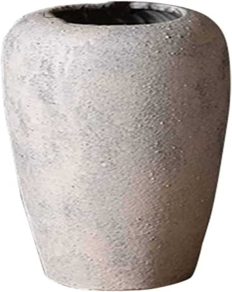 HH-CC Vase Desktop Ceramic Flower Vases Frosted Surface Dining Table Decorative Vases Decoration ... | Amazon (US)