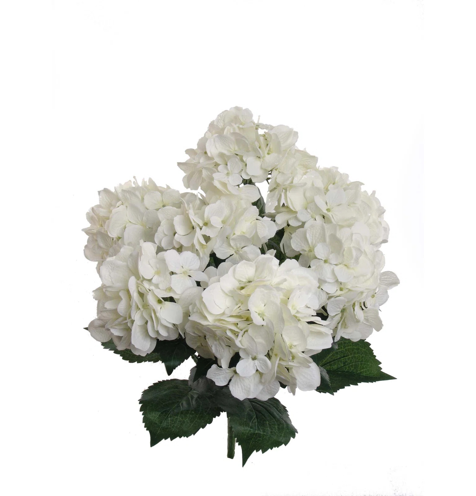 Primrue 20" Hydrangea Bush with 7 Flowers - Realistic Faux Hydrangea for Home or Office Decor & R... | Wayfair North America