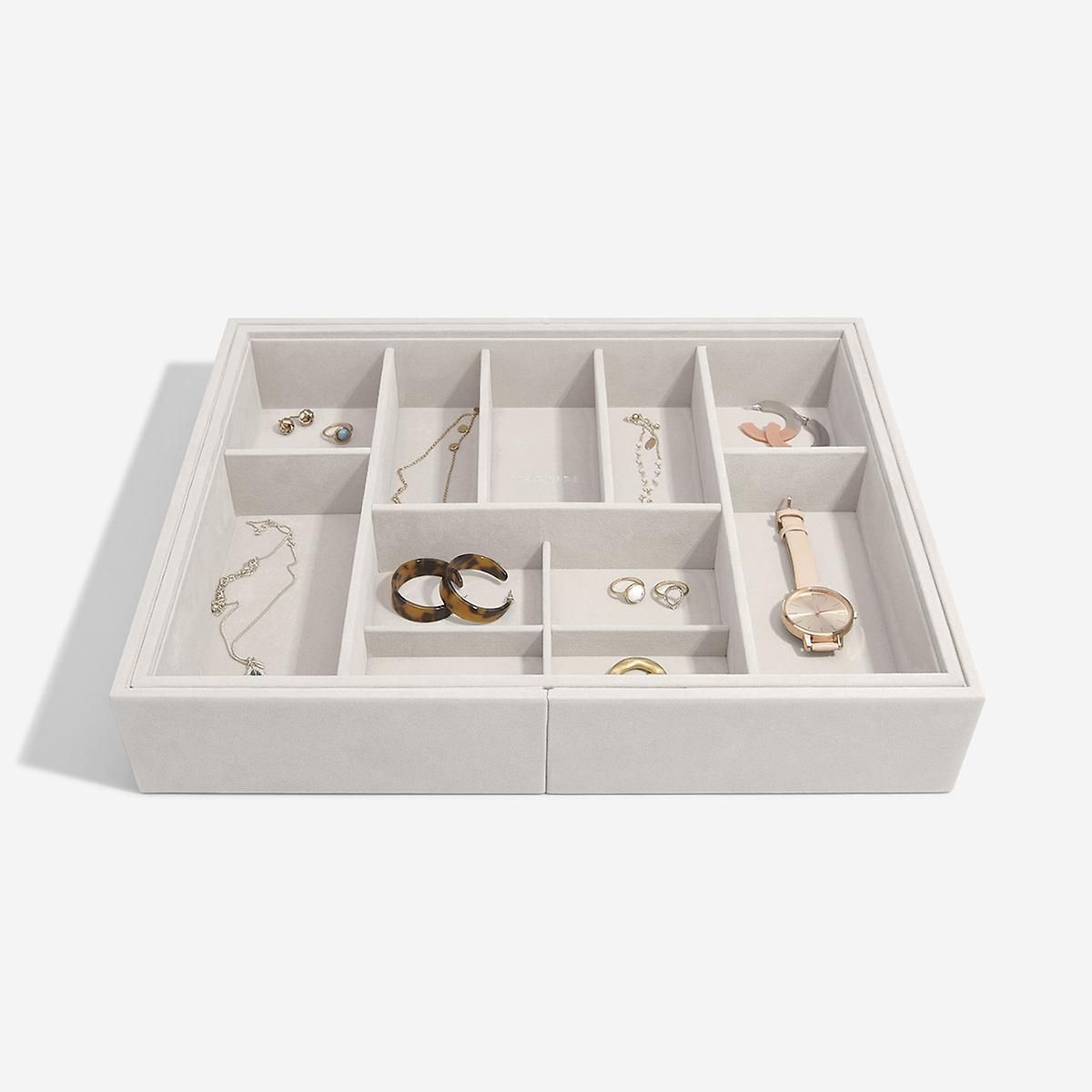 Stackers Large Expandable Jewelry Storage Tray | The Container Store